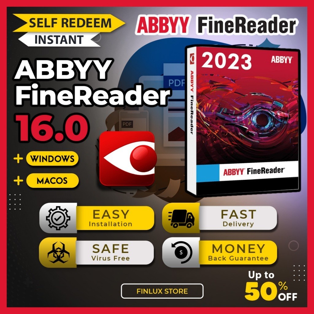 [SELF REDEEM] ABBYY FineReader Corporate 16 Latest 2023 Lifetime For Win & McOS