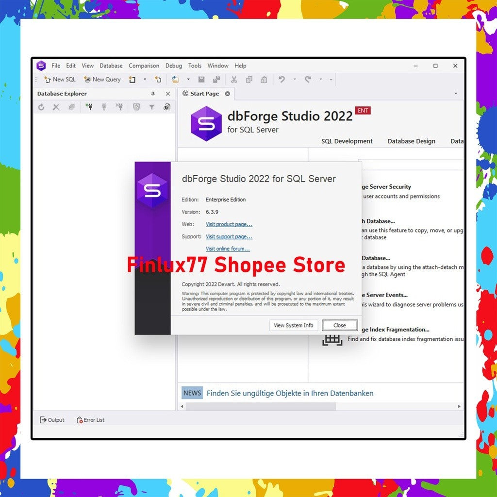 Devart dbForge Studio 2024 | SQL Server | MYSQL | ORACLE | PostGRESQL | Lifetime For Windows (64-Bit)