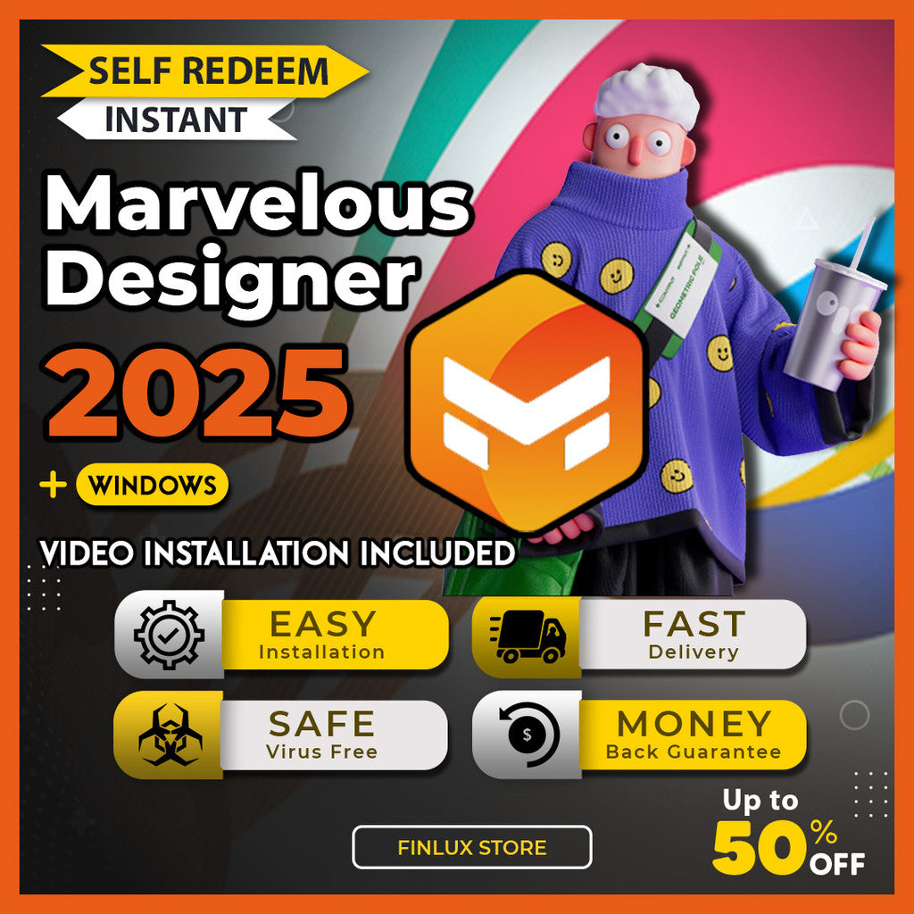 [SELF REDEEM] Marvelous Designer 2025.1 Latest Update 2025 Lifetime For Windows (64-Bit)