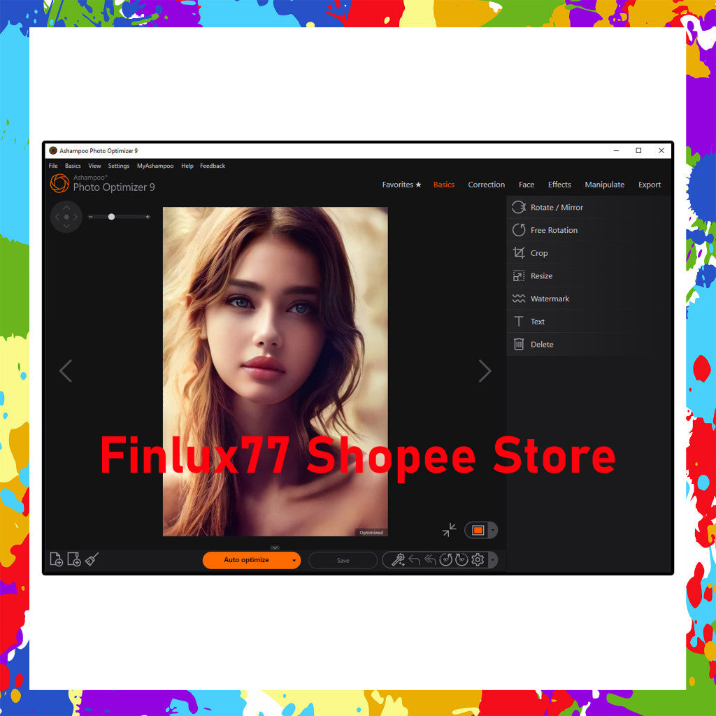 [SELF REDEEM] Ashampoo Photo Optimizer v11.0 Latest 2025 Lifetime For Windows (64-Bit)
