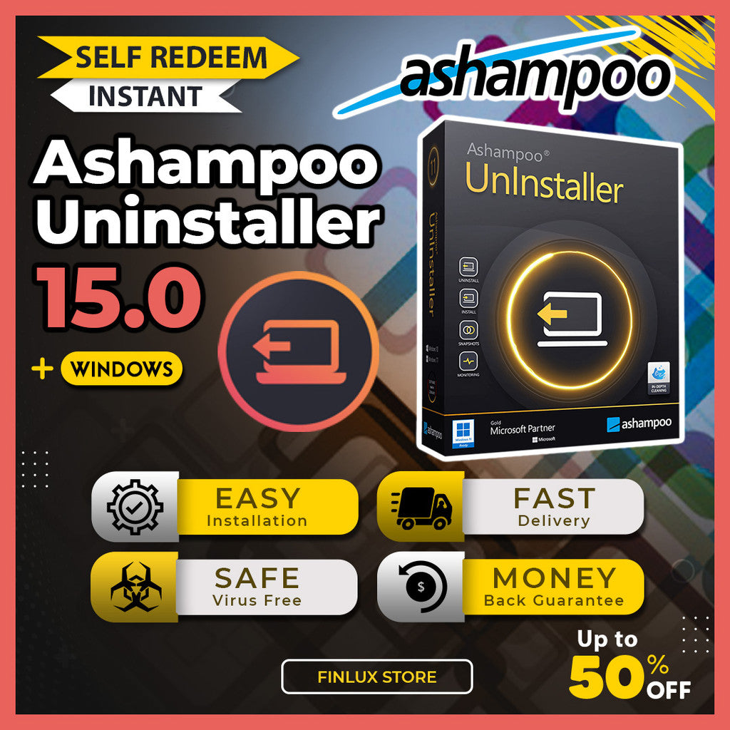 [SELF REDEEM] Ashampoo UnInstaller 15 Pro Latest 2025 Lifetime for Windows