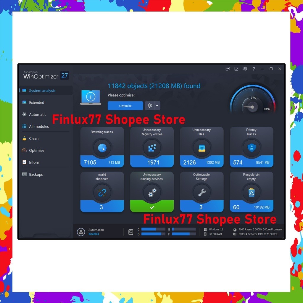 [SELF REDEEM] Ashampoo WinOptimizer v28.00 Latest 2025 Lifetime For Windows