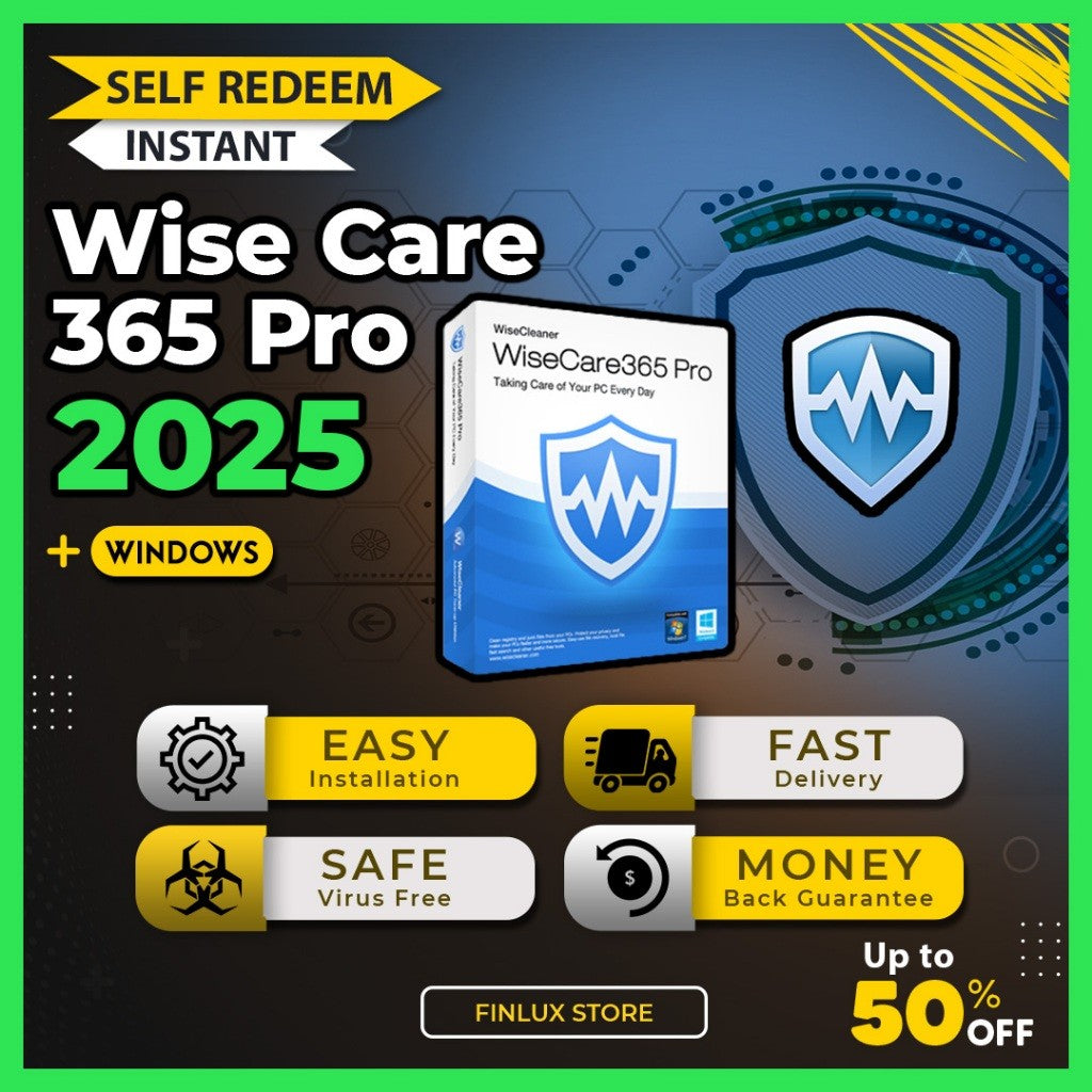 [SELF REDEEM] Wise Care 365 Pro v7.2.5 Latest 2025 Lifetime For Windows