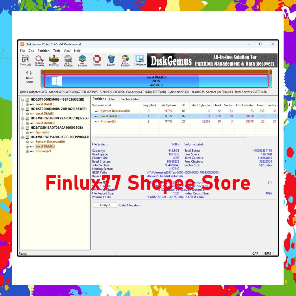 [SELF REDEEM] DiskGenius Professional v6.0 Latest 2025 Lifetime For Windows