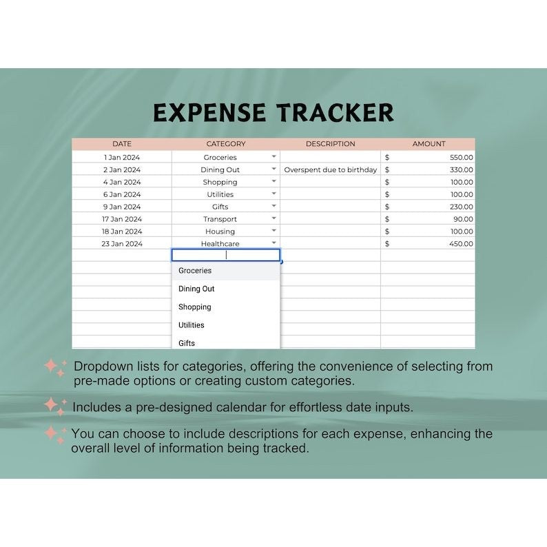 Annual & Monthly Budget Spreadsheet Bundle Google Sheets Savings Tracker Debt Control Personal Finances Easy Monthly Budgeting Template