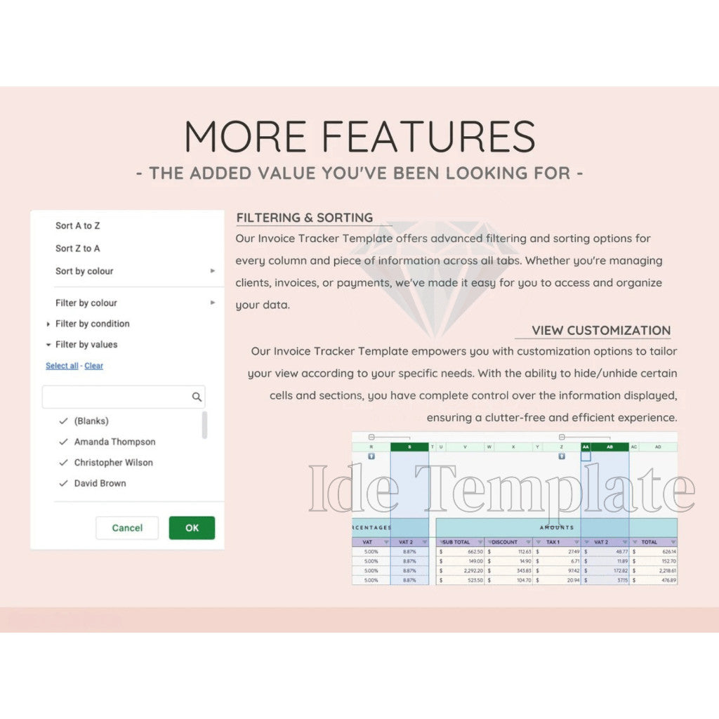 (81) Invoice Tracker & Payment Manager with Invoice Generator , Invoice, Client Payments and Dashboard , Small Business Spreadsheet Template
