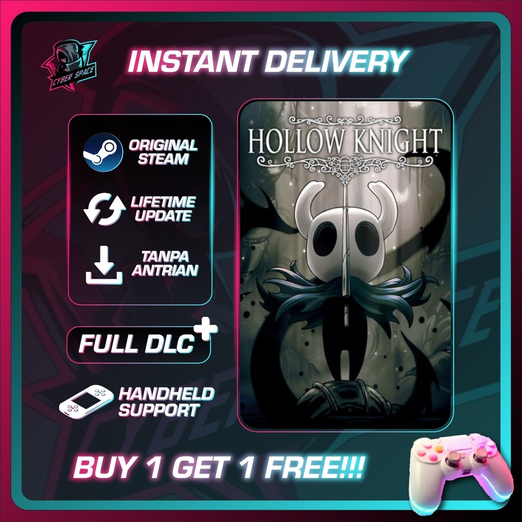 [BONUS 1 GAME] Hollow Knight PC Original / Main Akun Sendiri / Bebas Antri | 367520