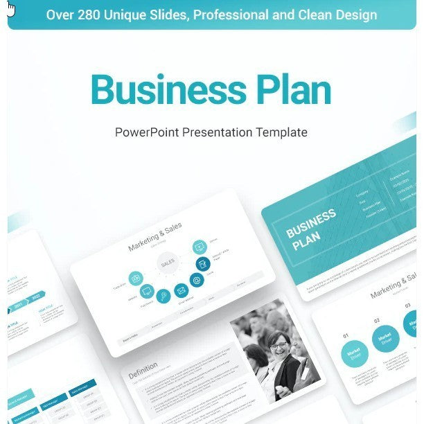 Business Plan PowerPoint Presentation Template - Template PPT Rencana Bisnis - 281 Slide Unik dan Dapat Disesuaikan untuk Peluncuran Bisnis
