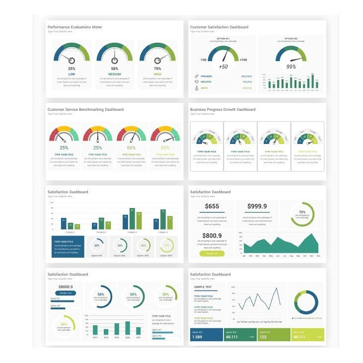 Template KPI Dashboard PowerPoint untuk Analisis Kinerja Bisnis - Ideal untuk Berbagai Kebutuhan Bisnis dan Profesional