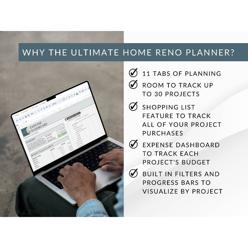 Smart Renovation Budgeting: Google Sheets Template untuk Pengelolaan Biaya Pembagunan Rumah Renovasi Rumah cocok untuk Kotraktor