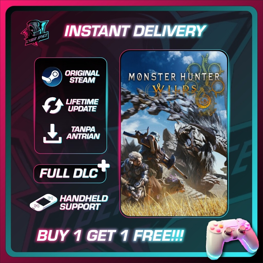 [BONUS 1 GAME] Monster Hunter Wilds PC Original / Main Akun Sendiri / Bebas Antri | 2246340