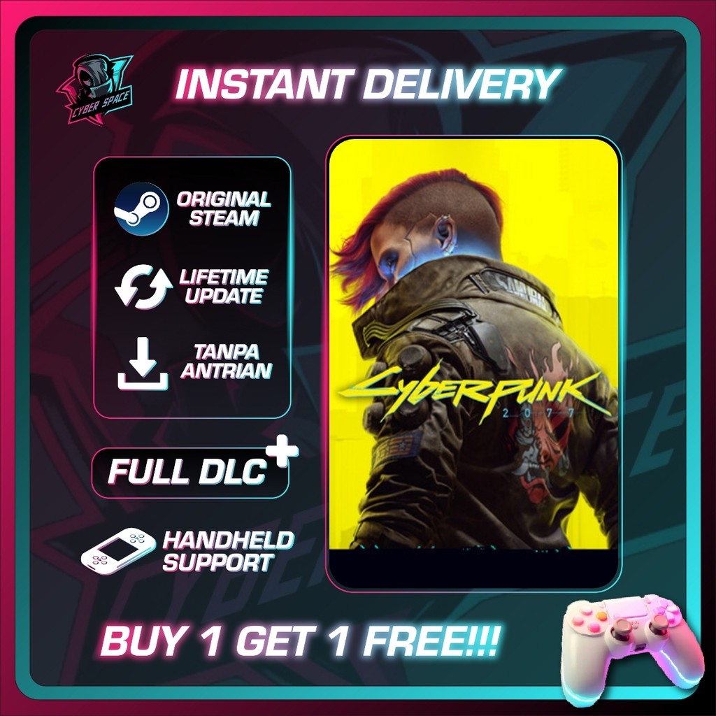 [BONUS 1 GAME] Cyberpunk 2077 PC Original / Main Akun Sendiri / Bebas Antri | 1091500