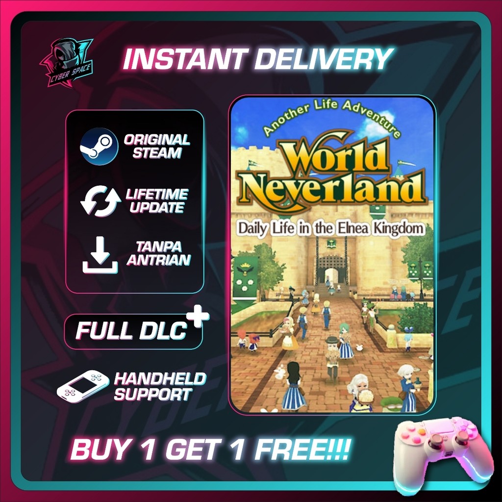 [BONUS 1 GAME] WorldNeverland - Daily Life in the Elnea Kingdom - Another Life Adventure PC Original / Main Akun Sendiri / Bebas Antri | 3034340