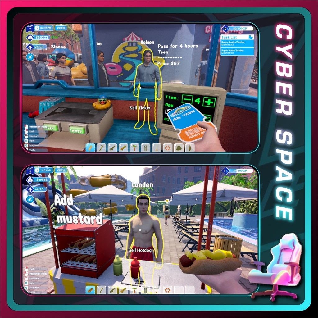 [BONUS 1 GAME] Waterpark Simulator PC Original / Main Akun Sendiri / Bebas Antri | 3293260