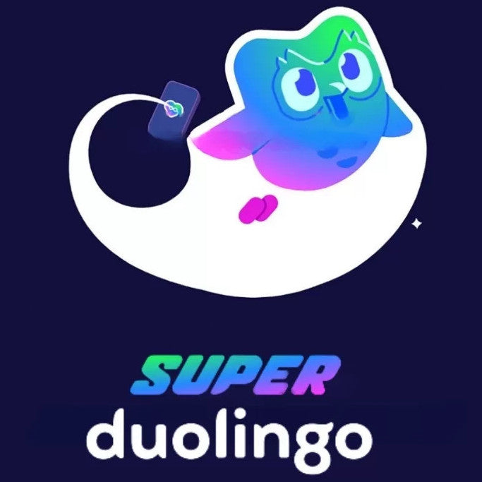 นกฮูก บัญชี Duolingo Plus – เรียนภาษาอังกฤษ จีน เกาหลี ญี่ปุ่น ออนไลน์