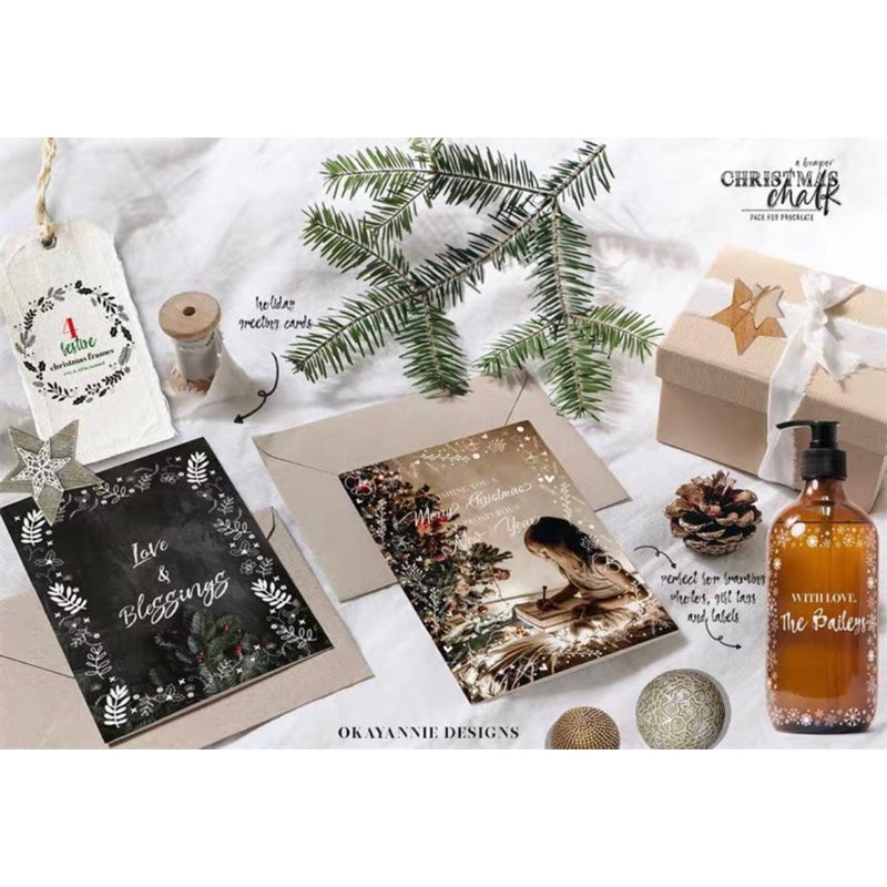 [Procreate] CHRISTMAS CHALK 173 บรัช