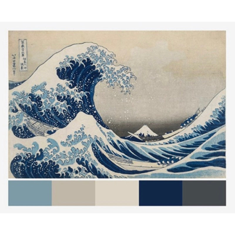 [Procreate] Hokusai 7 บรัชวาดภาพสไตล์ญี่ปุ่น + พาเลทสี