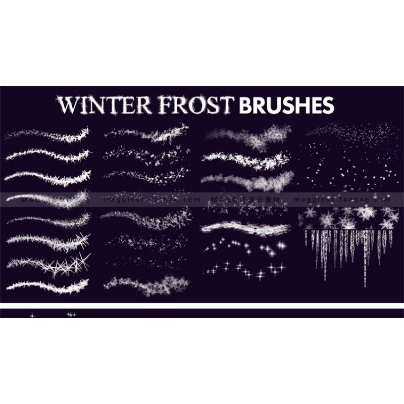 [Procreate/Ps] Frost Brushes 30 บรัช