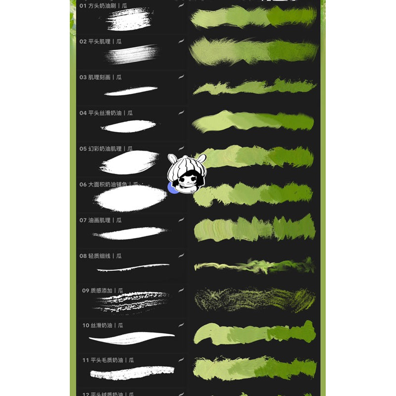 [Procreate] Imitation rock color 38 บรัช