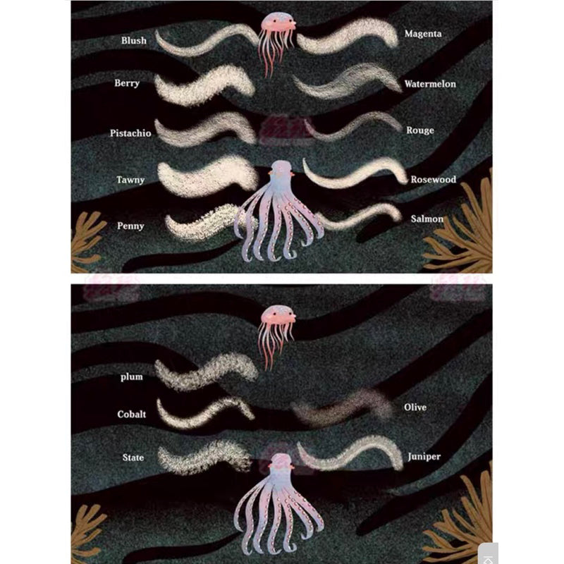 Procreate บรัชวาดนิทาน Picture book texture