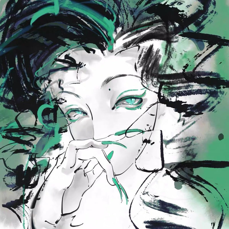 Procreate บรัชพู่กันจีนโบราณ