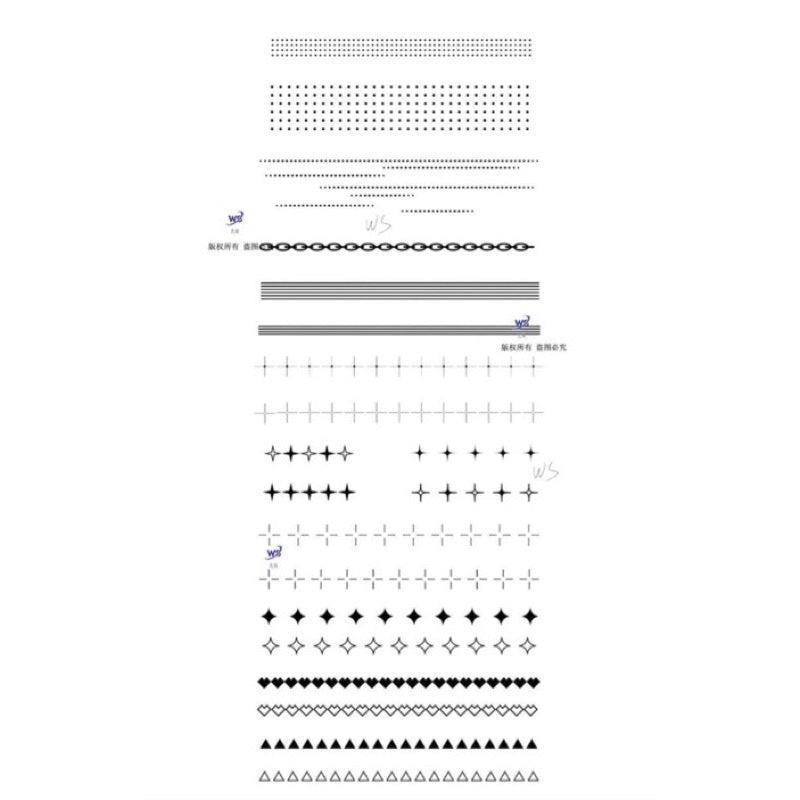 [Procreate] Geometric decorative brushes
