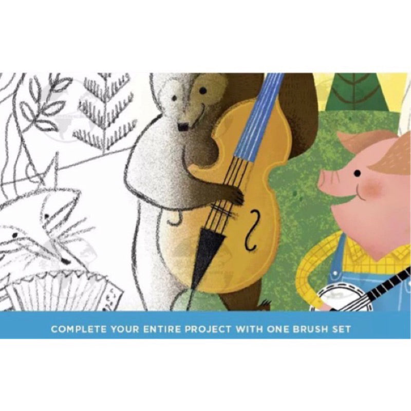 [Procreate Brush] Woodland brushset 31 บรัช