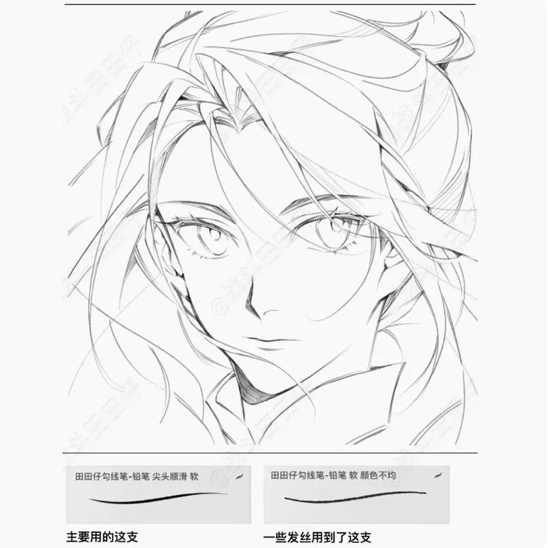 Procreate Set บรัชดินสอ ปากกา ลายเส้นวาดการ์ตูน มังงะ