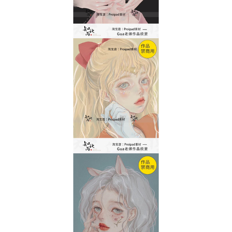 Procreate Set บรัชวาด portrait + พาเลทสี