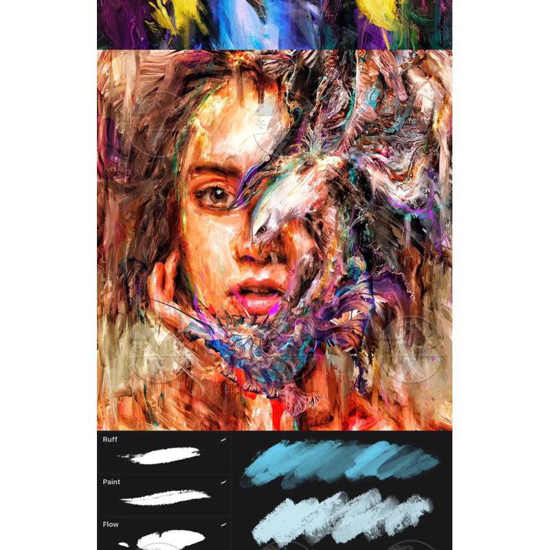 [Procreate] สีน้ำมัน 10 บรัช