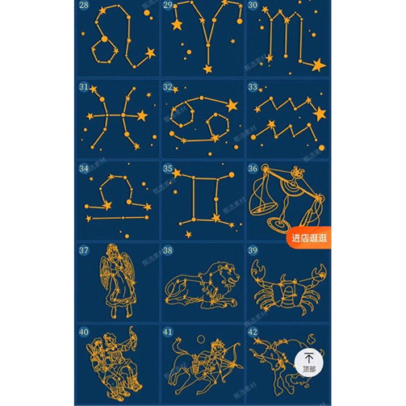 Procreate/Ps 59 บรัชดวงดาว จักรราศี