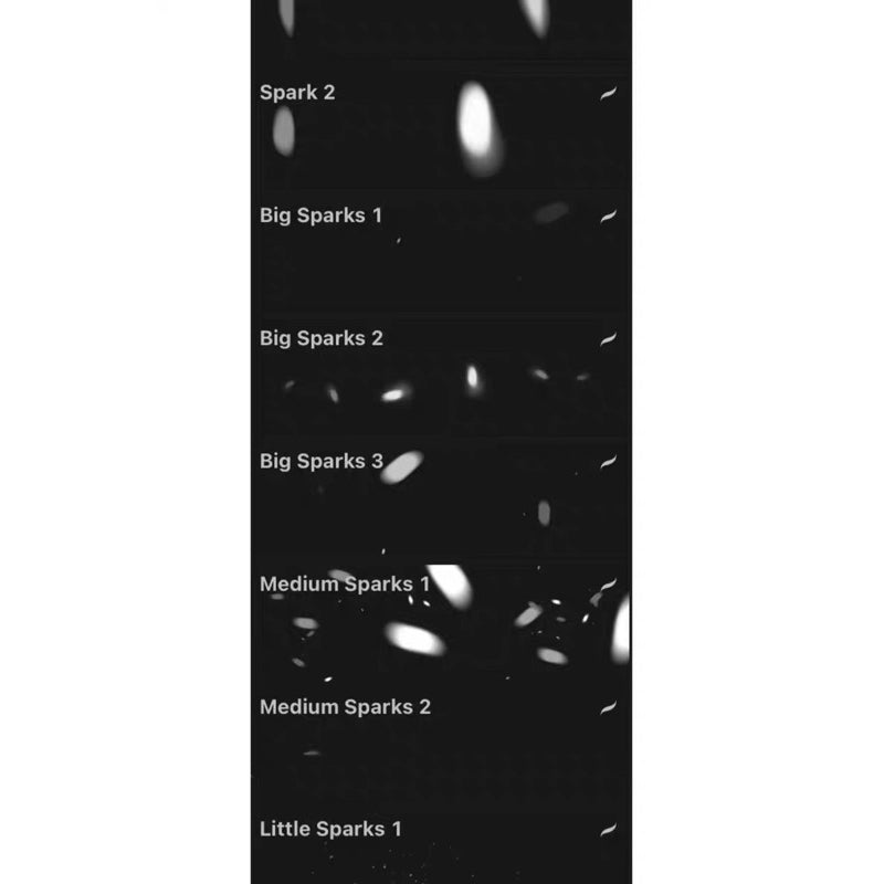 Procreate 11 sparkle brushes