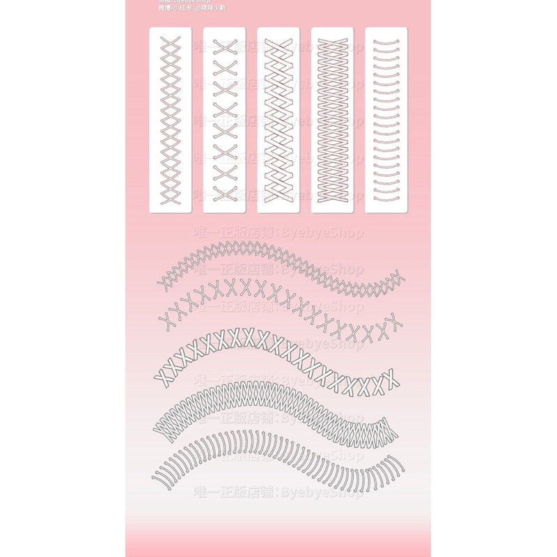 Procreate เซตบรัชลูกไม้ ระบายกระโปรงสวยๆ