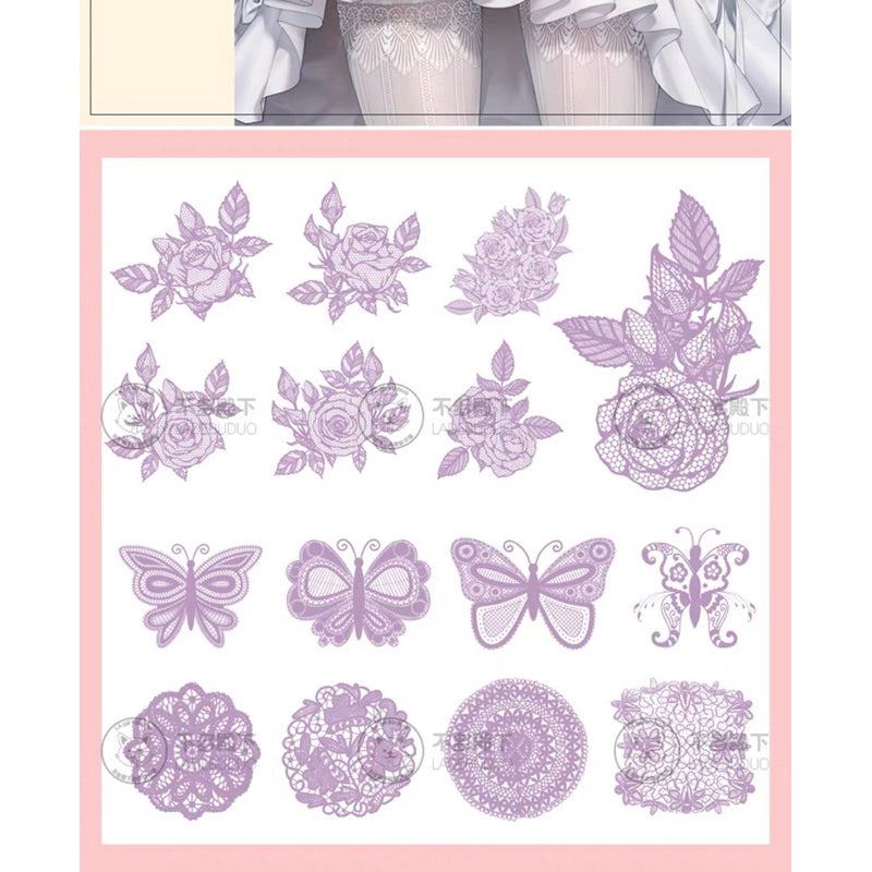 Procreate 256 บรัชเซตผ้าลูกไม้