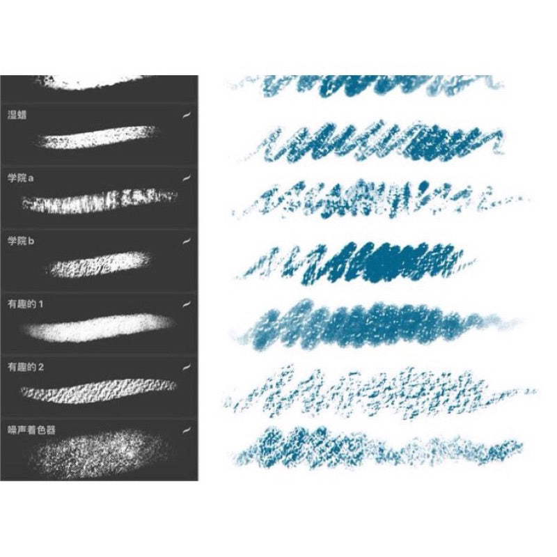 [procreate] 15 Crayon texture