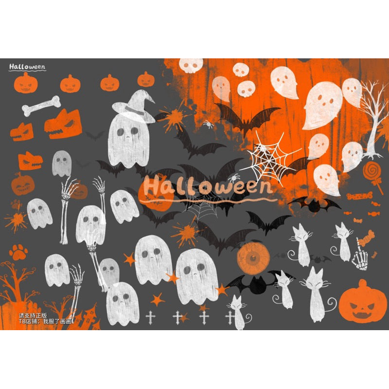 Procreate บรัช halloween style