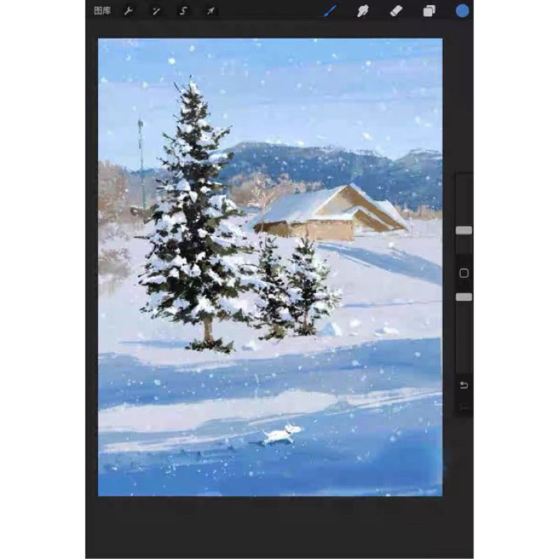 [Procreate] บรัชหิมะ 54 บรัช