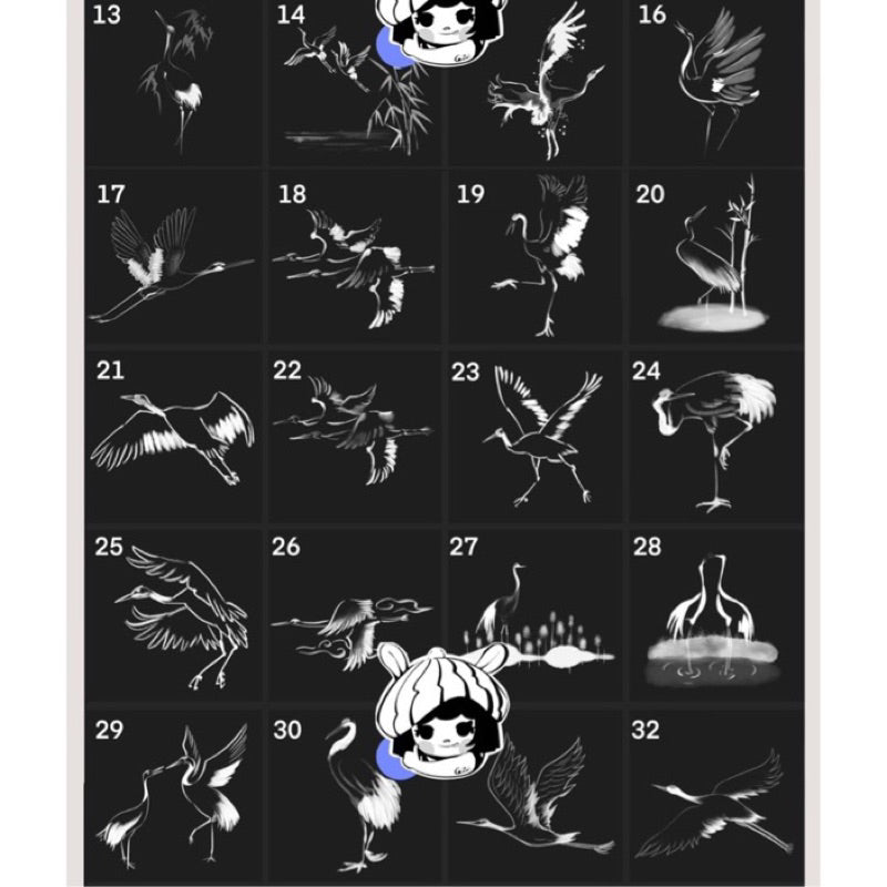 [Procreate] 40 บรัชกระเรียน