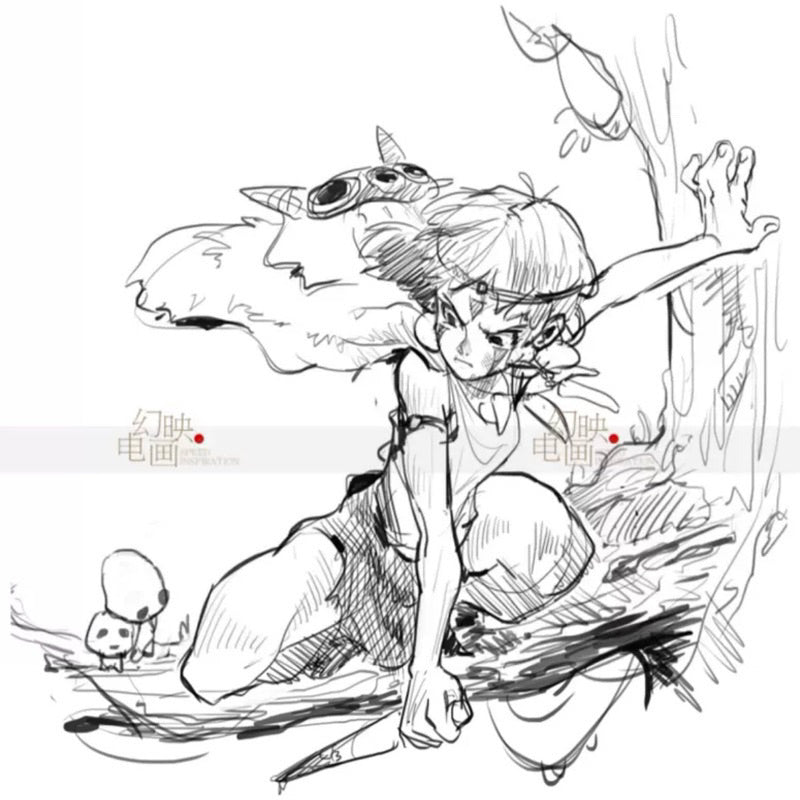 Procreate 6 บรัช comic line ลายเส้นวาดมังงะ