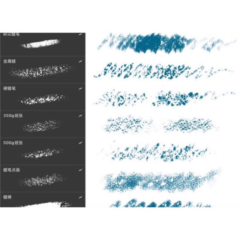 [procreate] 15 Crayon texture