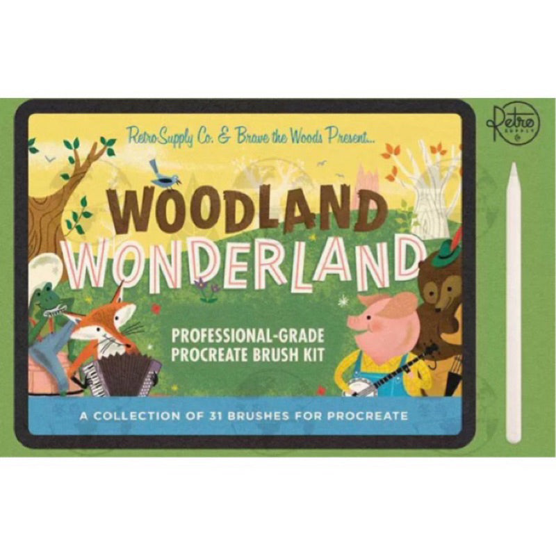 [Procreate Brush] Woodland brushset 31 บรัช