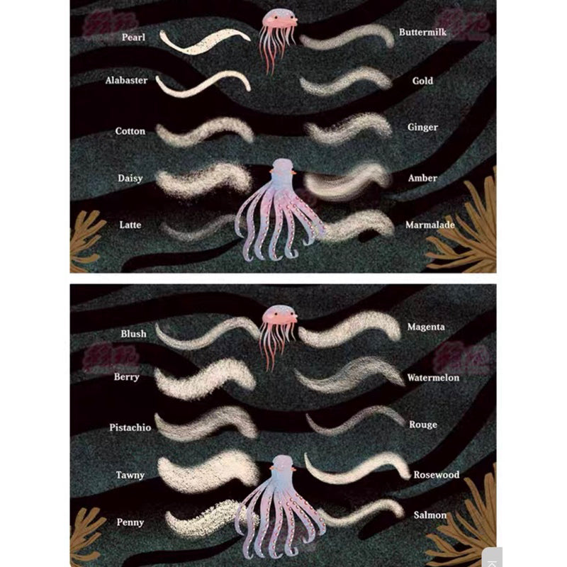 Procreate บรัชวาดนิทาน Picture book texture