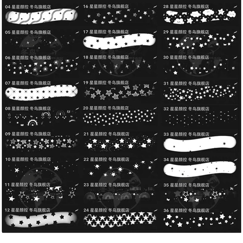 [Procreate/Ps] 36 บรัชดวงดาว