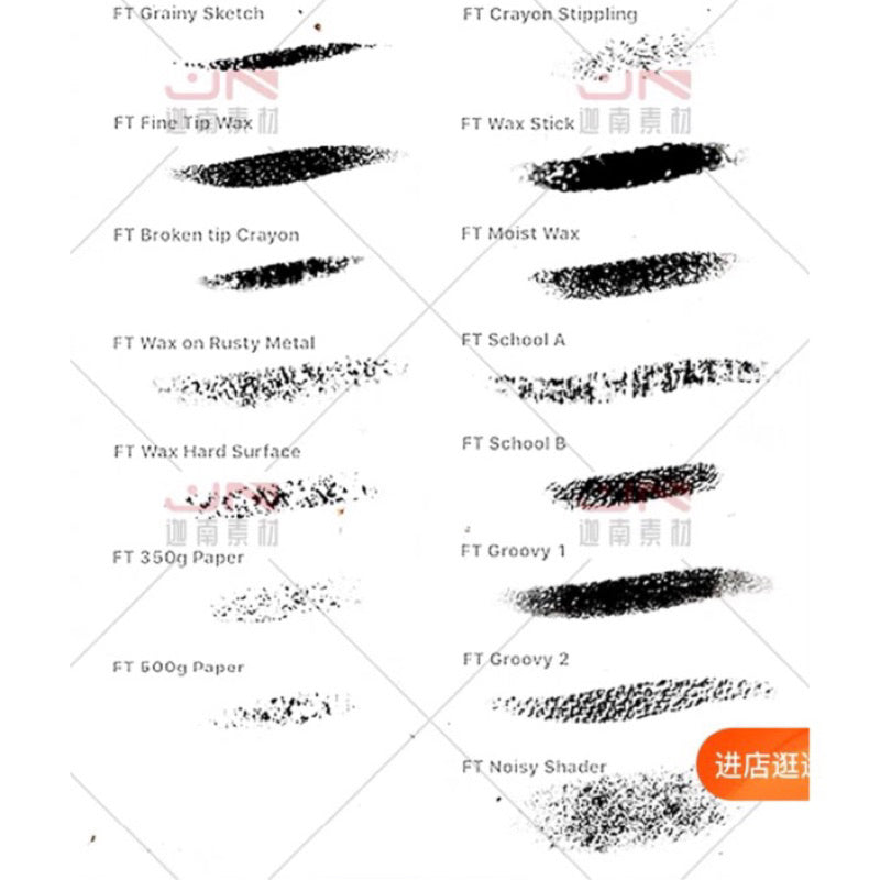 [Procreate] 15 บรัชสีน้ำมันเซตจิ๋ว