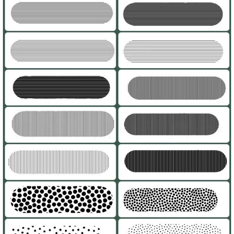 Procreate/Ps 100 บรัช dot line