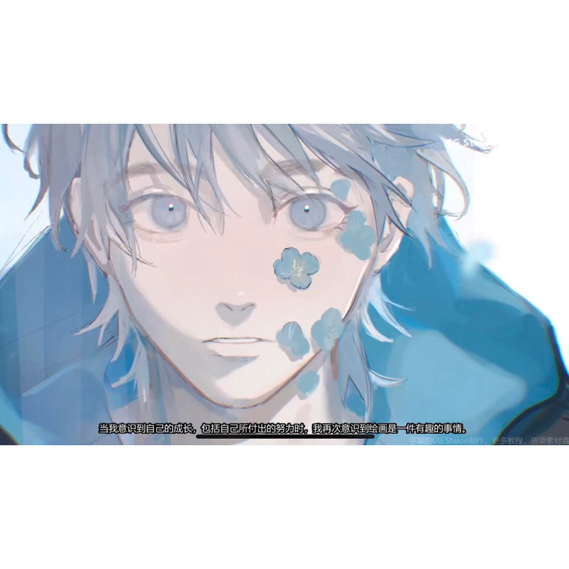 Procreate Painting tutorial วาดรูปเด็กผู้ชาย 26 คลิป + file materials (T03)