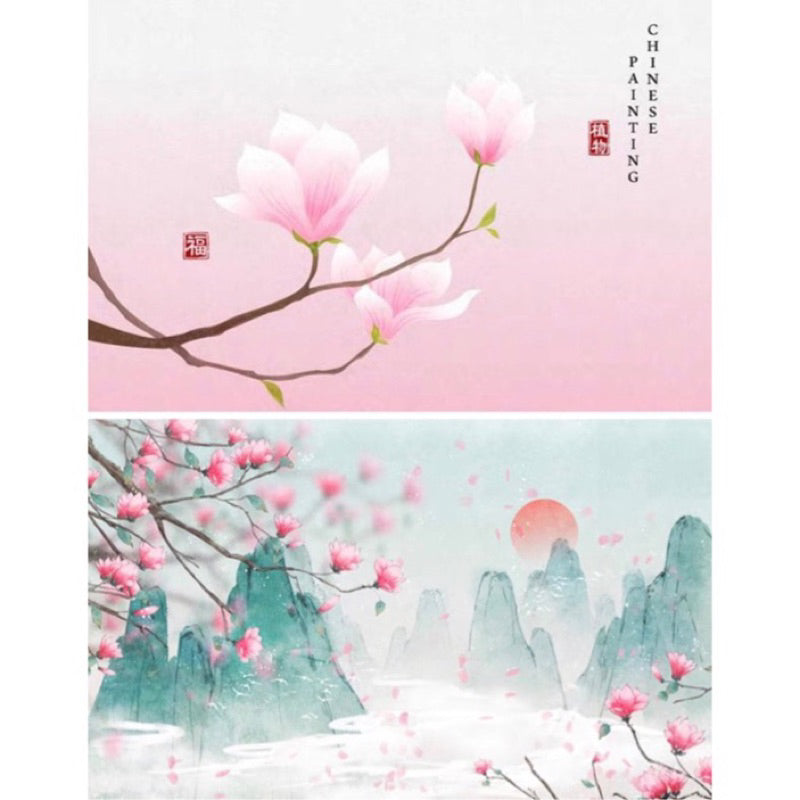 [Procreate/Ps] 60 บรัชดอกแมกโนเลีย