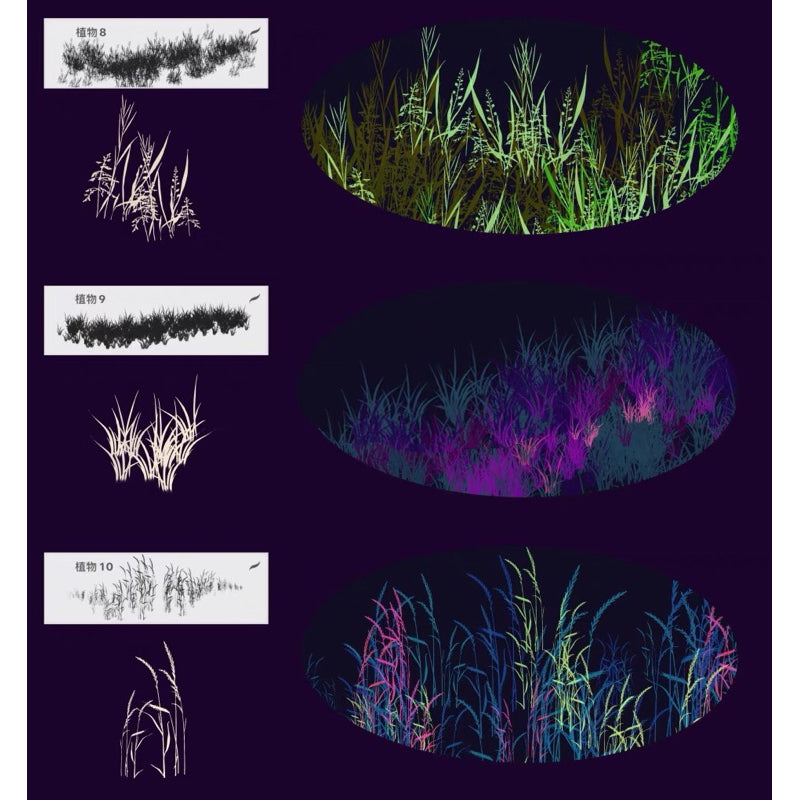 [Procreate] Flower brushes