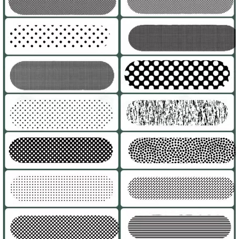 Procreate/Ps 100 บรัช dot line