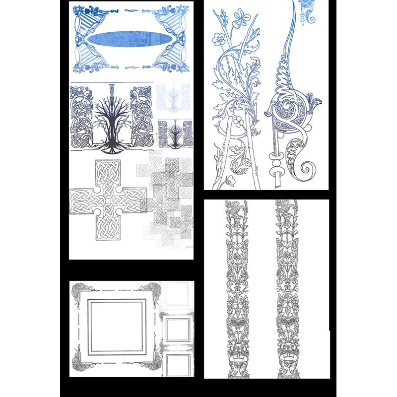 Procreate บรัชลวดลาย Celtic